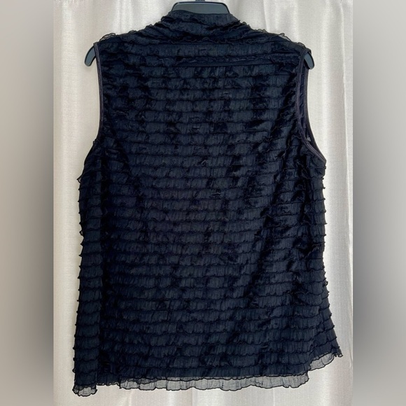 New Directions Black Textured Sleeveless Mock Neck Top – Size 2X - Picture 5 of 5